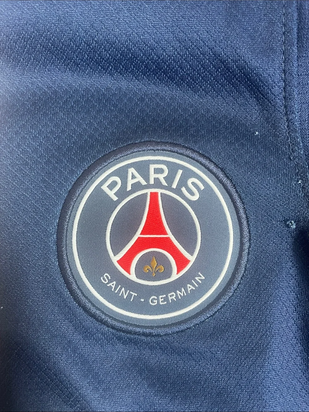 Nike Kids PSG Short Sleeve Jersey in Navy and Red